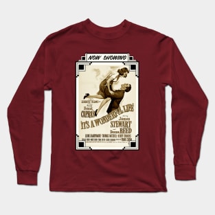 It's A Wonderful Life (Sepia) Long Sleeve T-Shirt